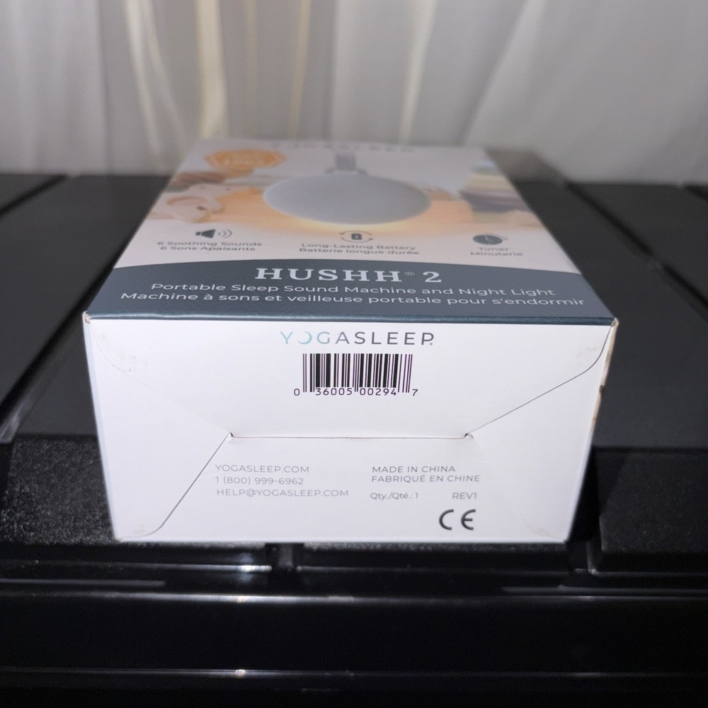 Yogasleep Hushh2 Sound Machine- Portable Sleep Sound Machine & Night Light- NWT - Picture 7 of 10